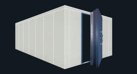 Vault in modular design with resistance grade CEN VIII-XI